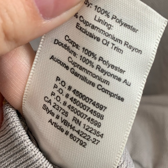 Aritzia Wilfred Poussin Bomber Grey XXS Excellent Condition Discontinued - Picture 2 of 6